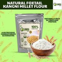 Liimra Naturals Foxtail Kangni Millet Flour - High Fiber, Protein-Packed, Low GI, Gluten-Free , Mineral Rich,  100% Chakki Fresh Flour (500 Gram) Liimra Naturals