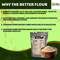 Liimra Naturals Kodo Millet Flour - High Fiber, Protein-Packed, Low GI, Gluten-Free , Mineral Rich, , 100% Chakki Fresh Flour 250 Gram_(Pack of 2) Liimra Naturals