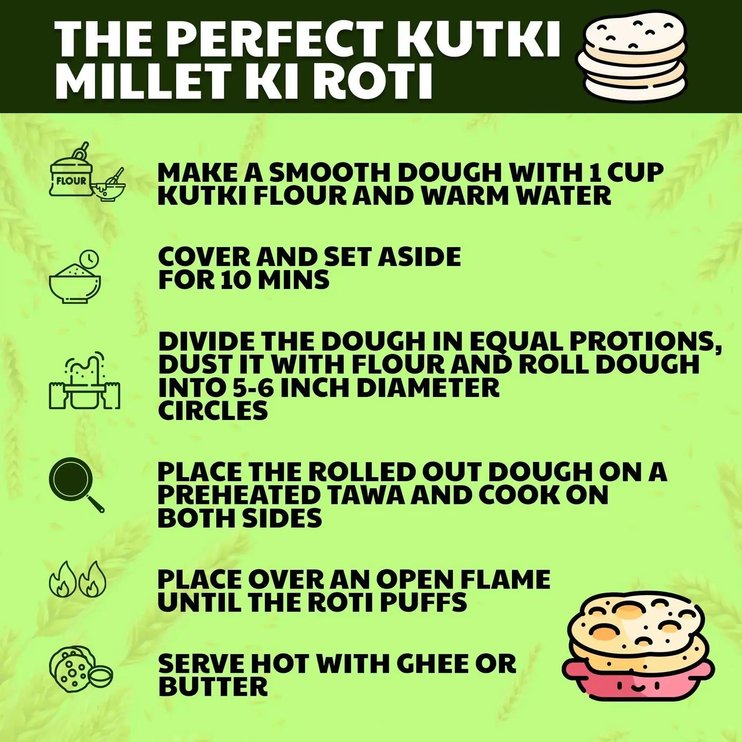Liimra Naturals Little Millet Kutki Flour - High Fiber, Protein-Packed, Low GI, Gluten-Free  , Mineral Rich, 100% Chakki Fresh Flour (250 Gram) Liimra Naturals